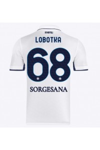 SSC Napoli Stanislav Lobotka #68 Fotballdrakt Borte Klær 2024-25 Korte ermer